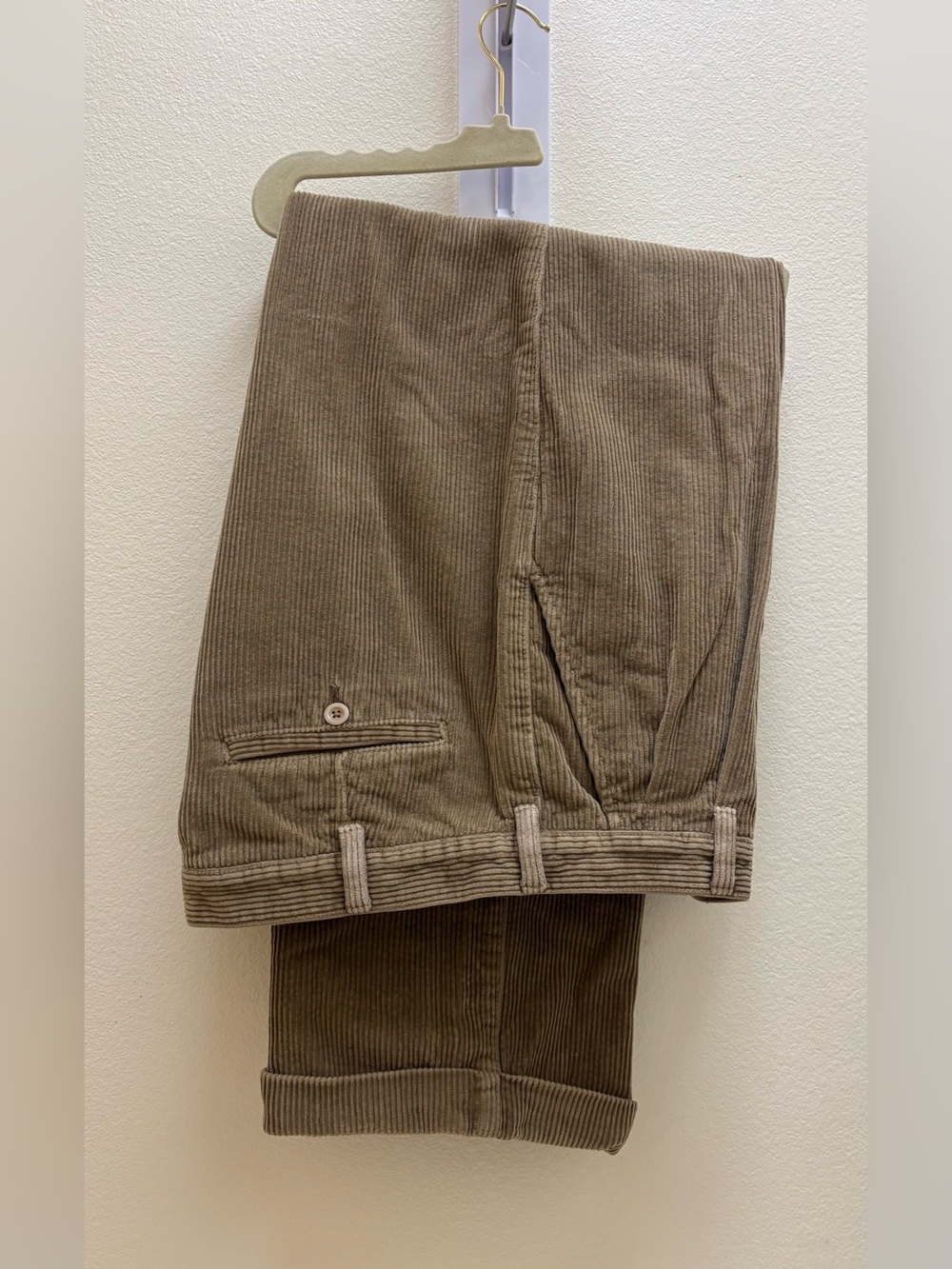 croft & barrow Men's Corduroy Pants — Taupe Brown